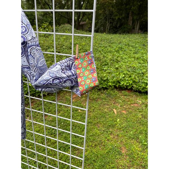 ROBERT GRAHAM MENS MUIR PAISLEY BUTTON DOWN SPORT SHIRT SIZE LARGE PRE-OWENED - Picture 4 of 4